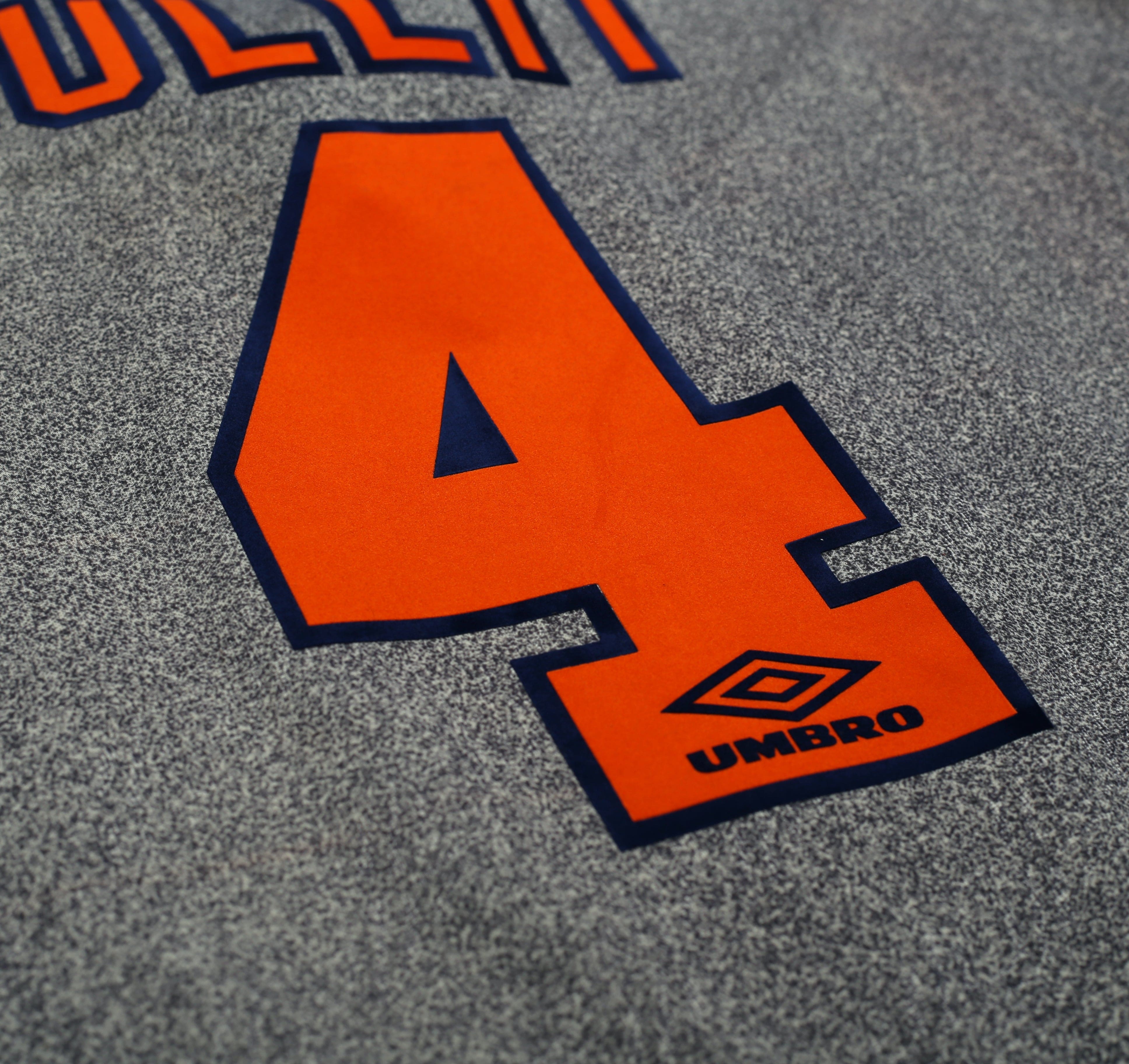 1994/96 GULLIT #4 Chelsea Vintage Umbro Away Football Shirt Jersey (XL)