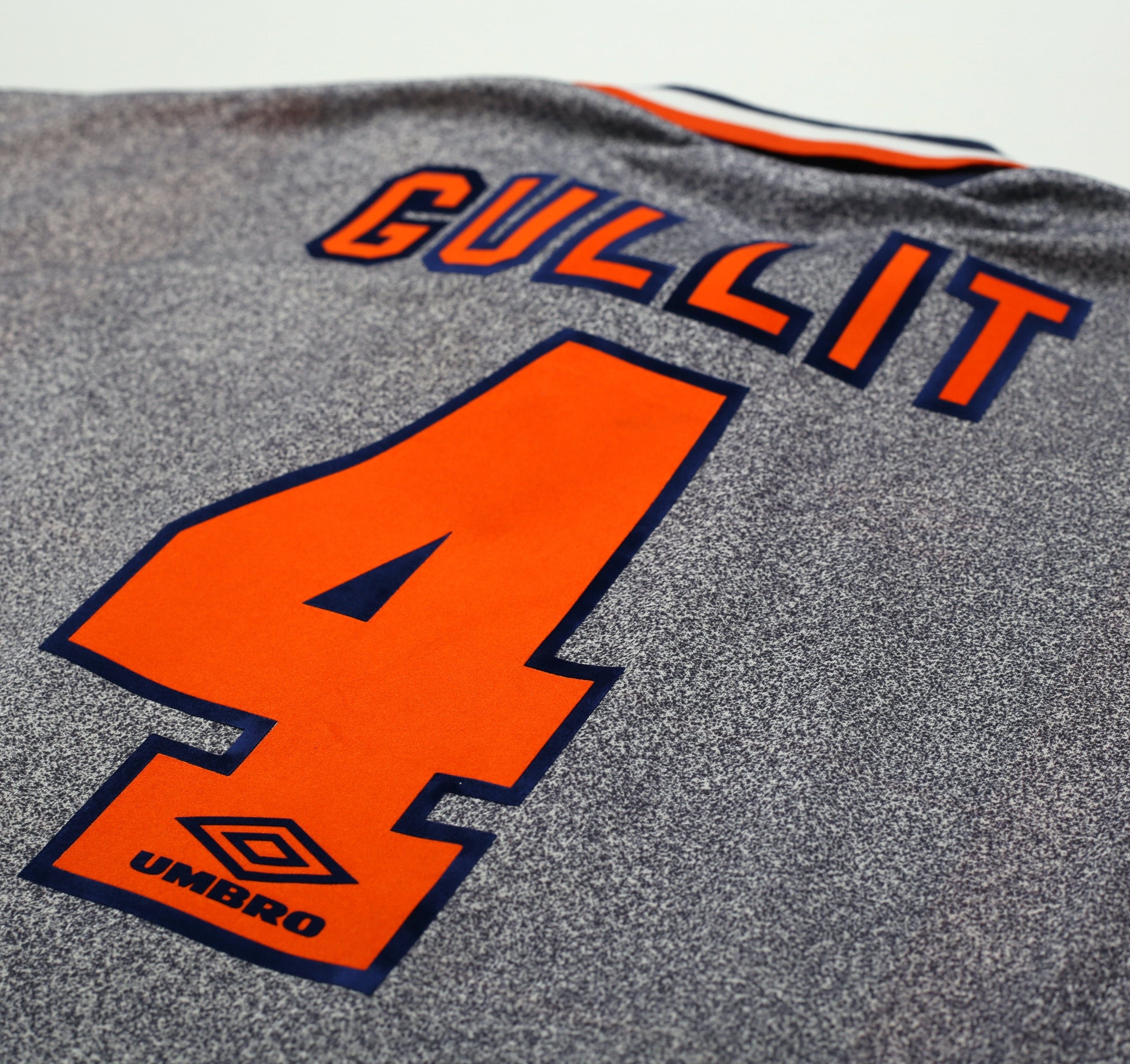 1994/96 GULLIT #4 Chelsea Vintage Umbro Away Football Shirt Jersey (XL)