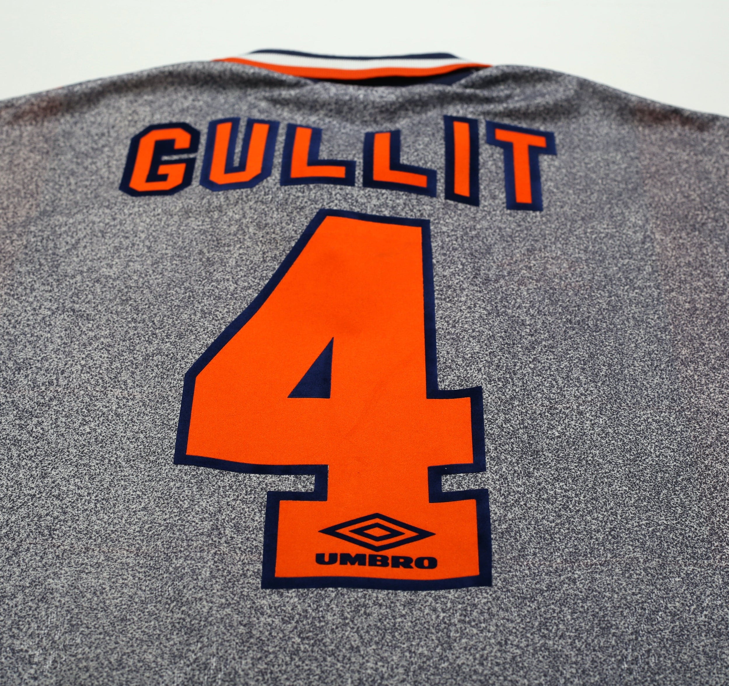 1994/96 GULLIT #4 Chelsea Vintage Umbro Away Football Shirt Jersey (XL)