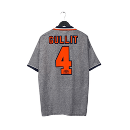 1994/96 GULLIT #4 Chelsea Vintage Umbro Away Football Shirt Jersey (XL)