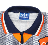 1994/96 GULLIT #4 Chelsea Vintage Umbro Away Football Shirt Jersey (XL)