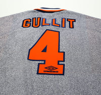 1994/96 GULLIT #4 Chelsea Vintage Umbro Away Football Shirt Jersey (XL)