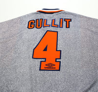 1994/96 GULLIT #4 Chelsea Vintage Umbro Away Football Shirt Jersey (XL)