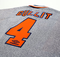 1994/96 GULLIT #4 Chelsea Vintage Umbro Away Football Shirt Jersey (XL)