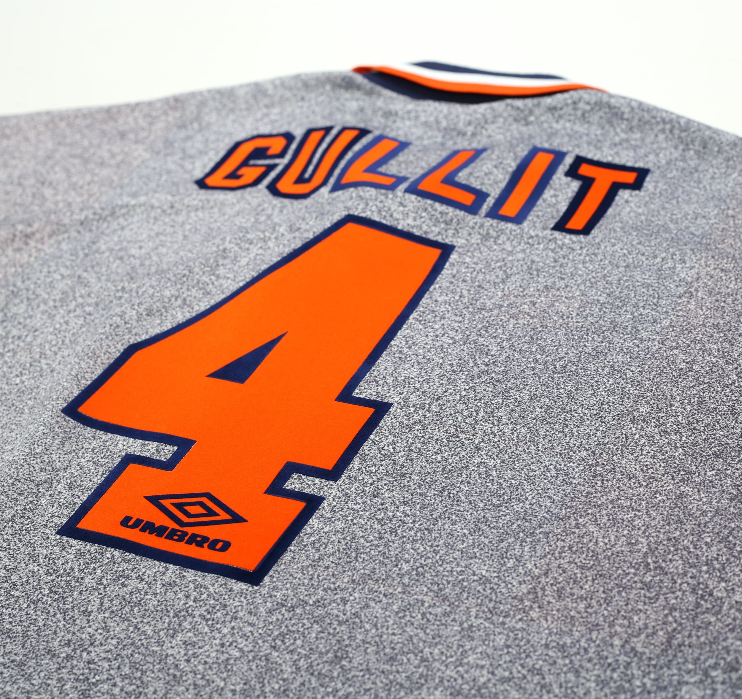 1994/96 GULLIT #4 Chelsea Vintage Umbro Away Football Shirt Jersey (XL)