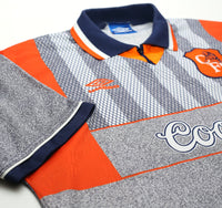 1994/96 GULLIT #4 Chelsea Vintage Umbro Away Football Shirt Jersey (XL)