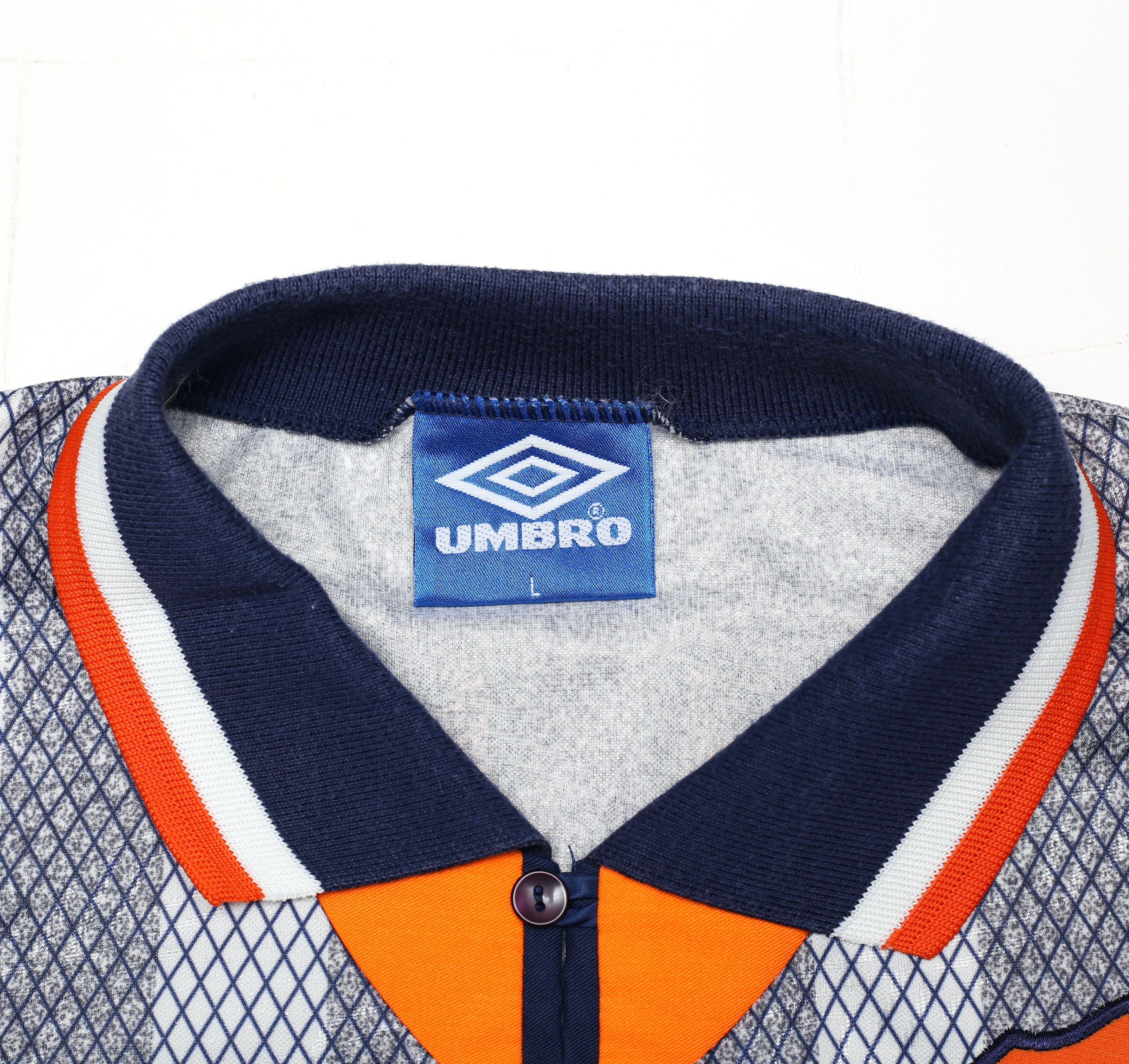 1994/96 GULLIT #4 Chelsea Vintage Umbro Away Football Shirt (L)