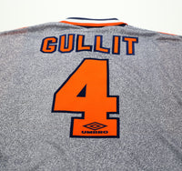 1994/96 GULLIT #4 Chelsea Vintage Umbro Away Football Shirt (L)