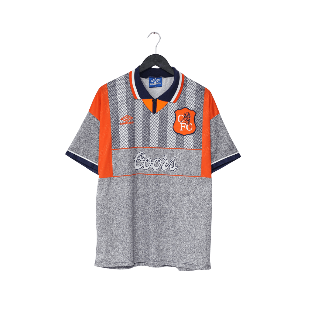 1994/96 GULLIT #4 Chelsea Vintage Umbro Away Football Shirt (L)