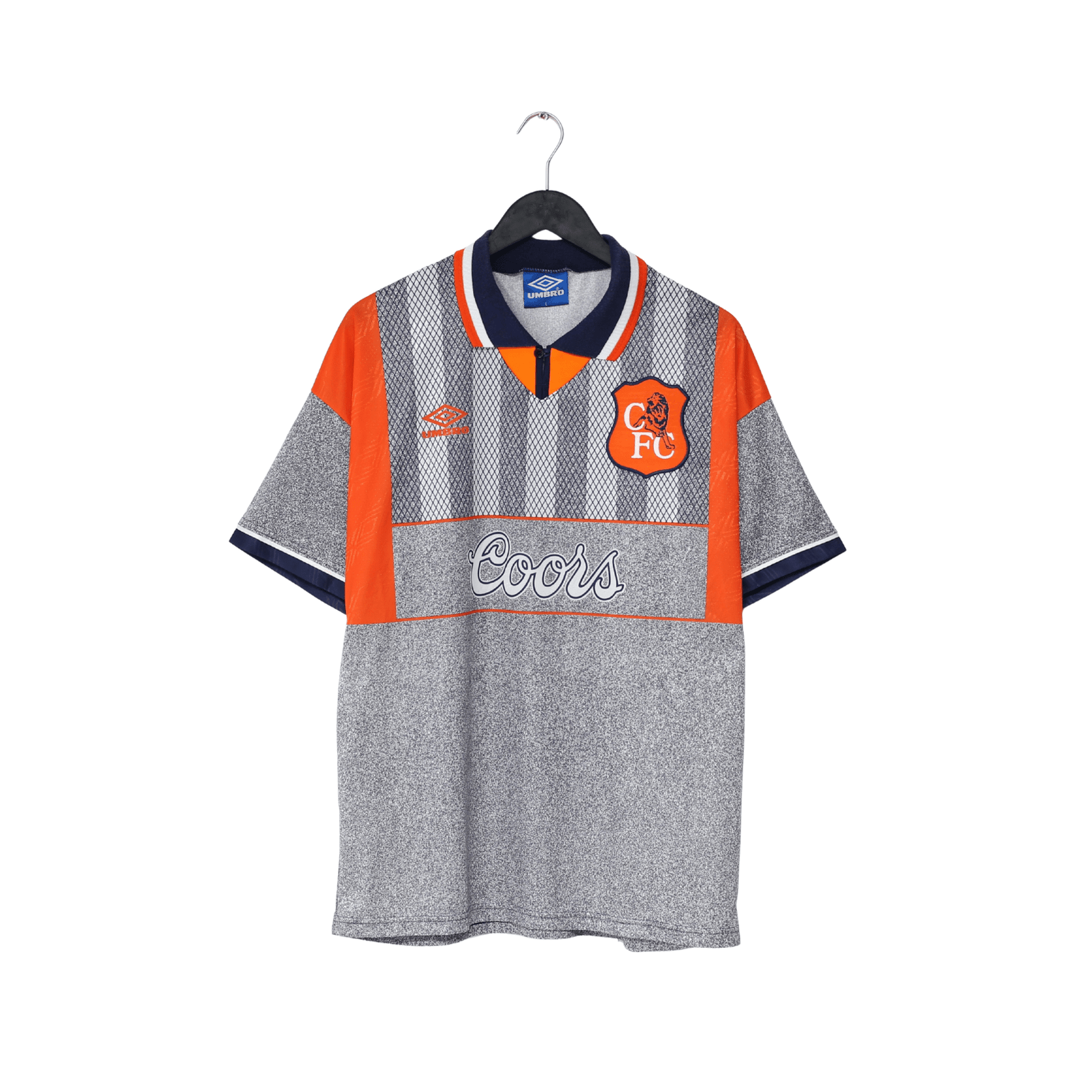 1994/96 GULLIT #4 Chelsea Vintage Umbro Away Football Shirt (L)