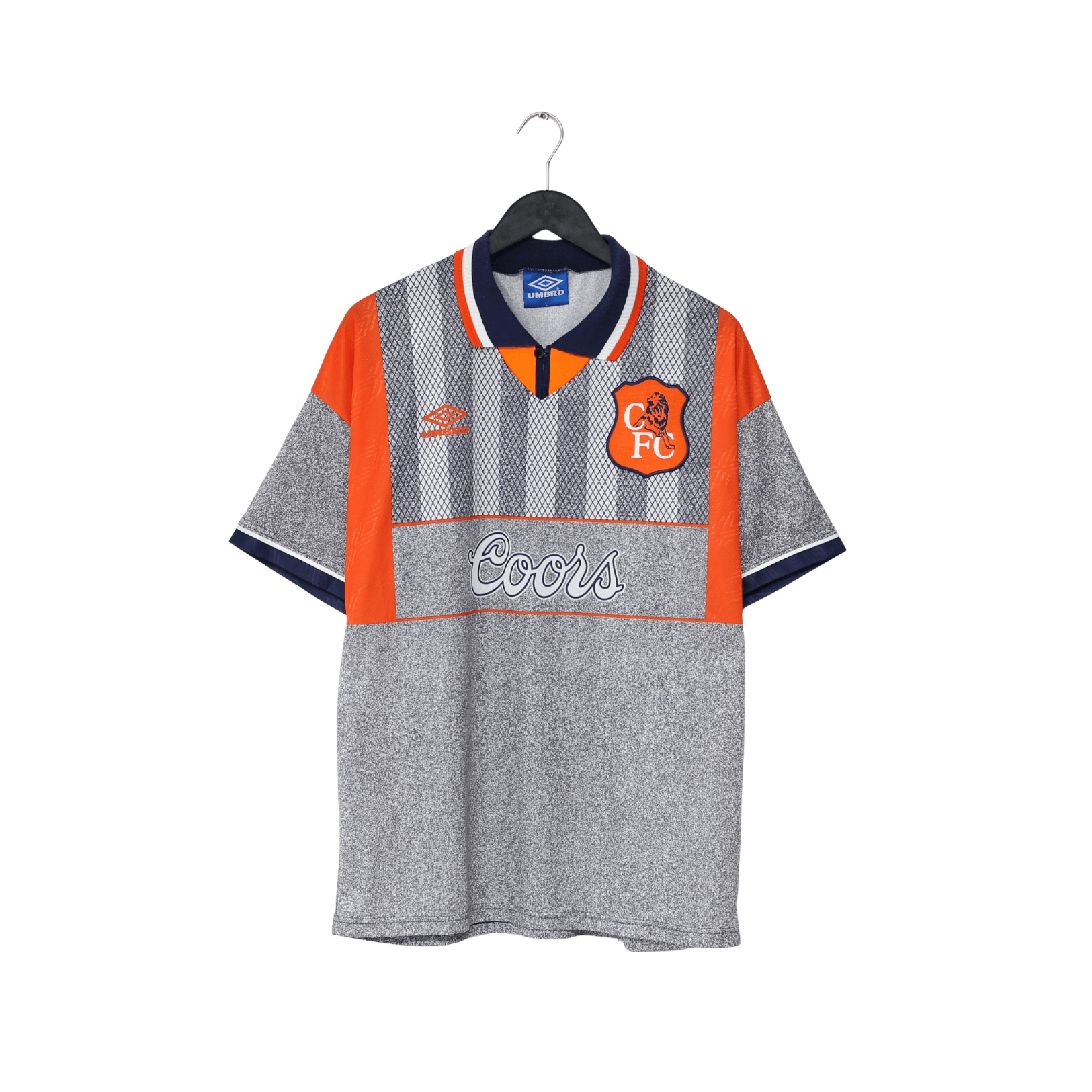 1994/96 GULLIT #4 Chelsea Vintage Umbro Away Football Shirt (L)