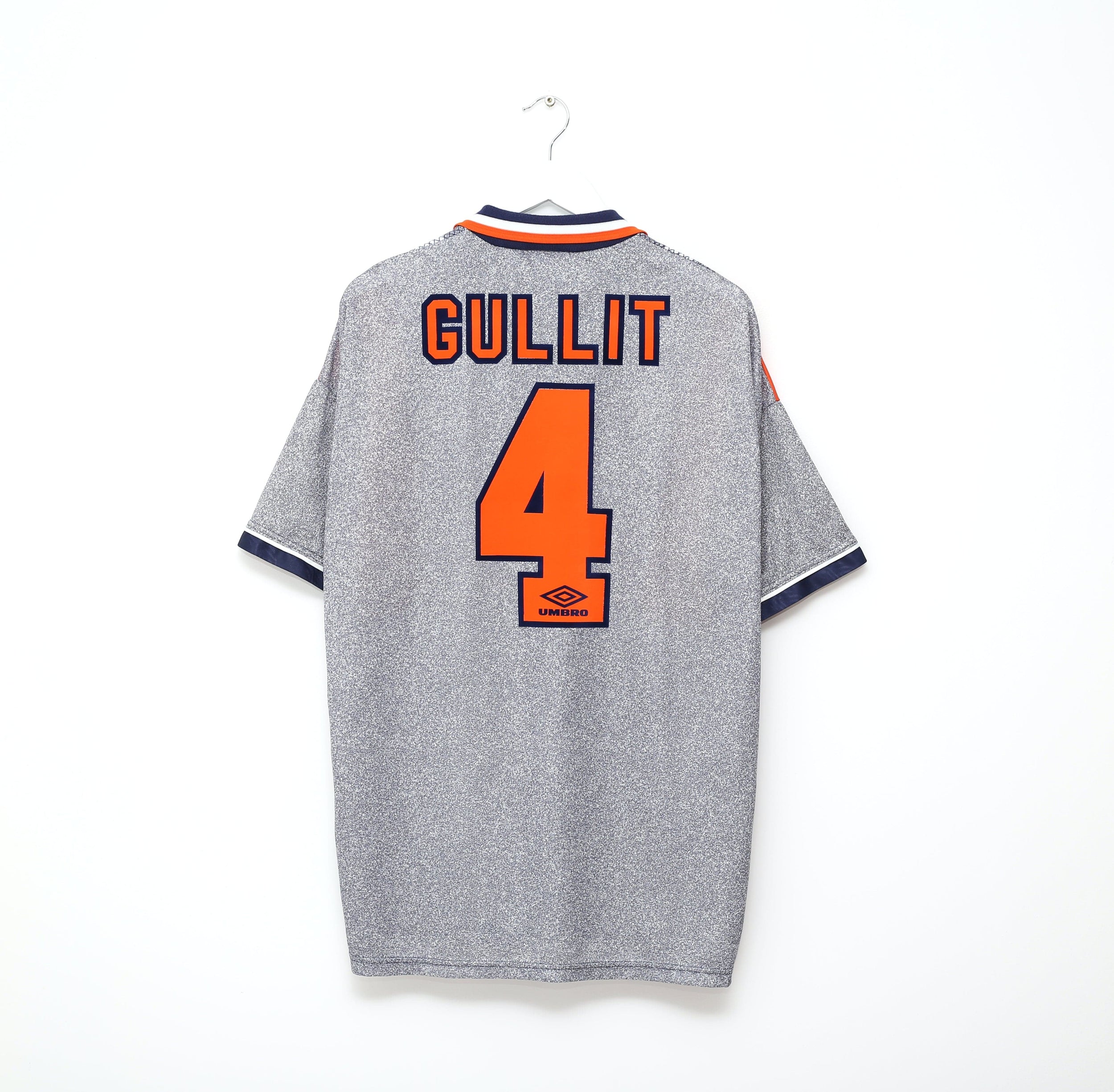 1994/96 GULLIT #4 Chelsea Vintage Umbro Away Football Shirt (XL)