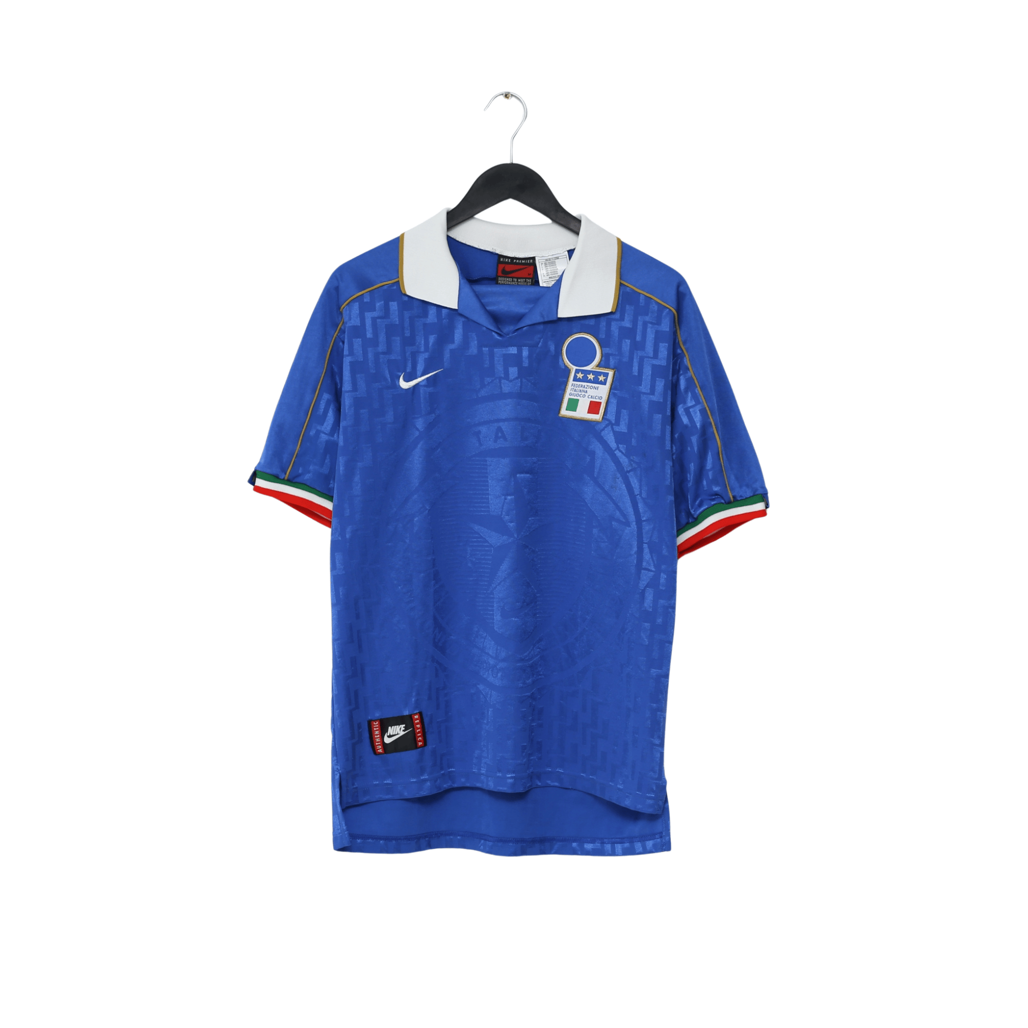 Authentic 1994/96 Italy Vintage Nike Home Football Shirt | Size M
