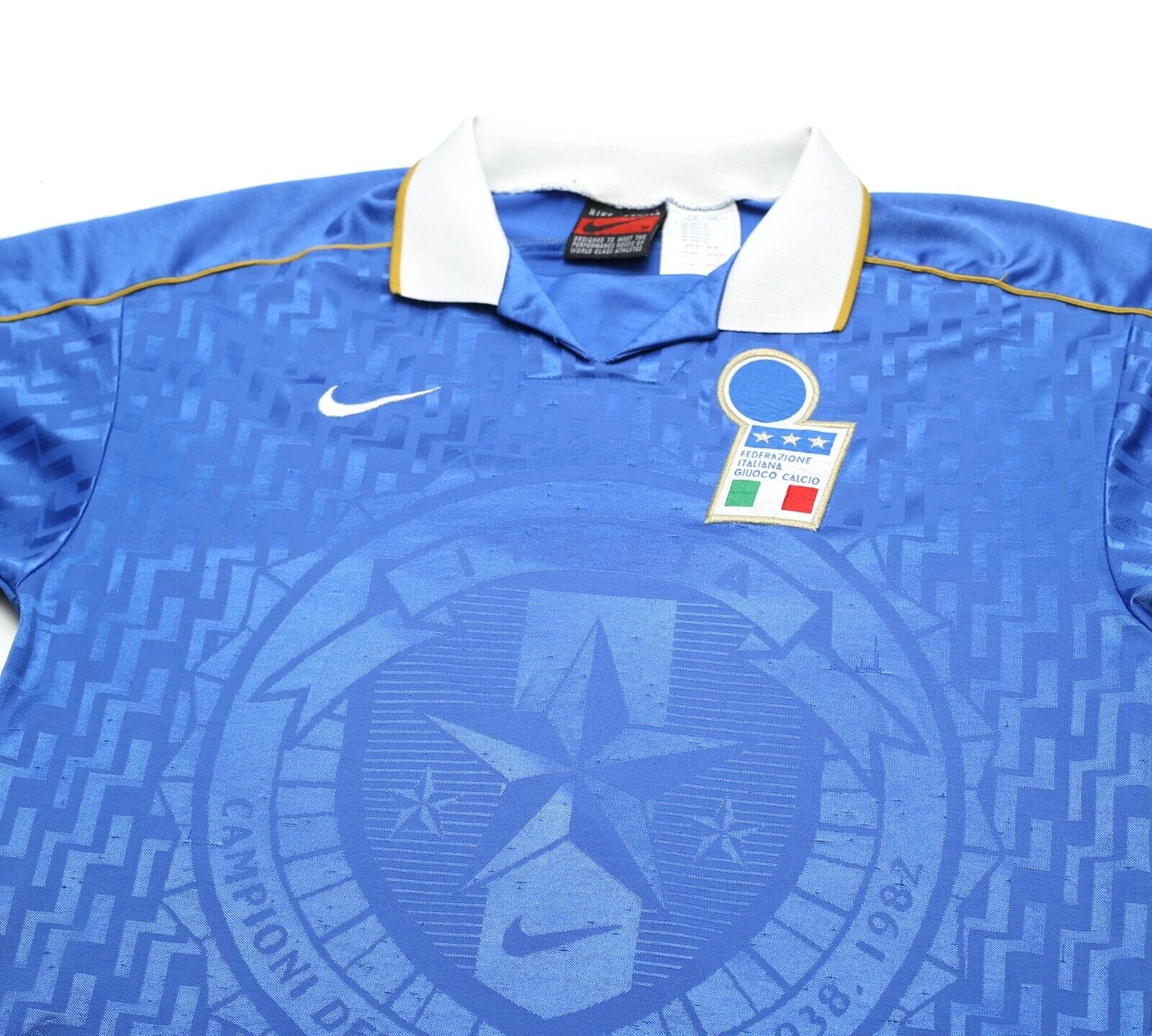 1994/96 ITALY Vintage Nike Home Football Shirt (M) EURO 96 Qualifiers