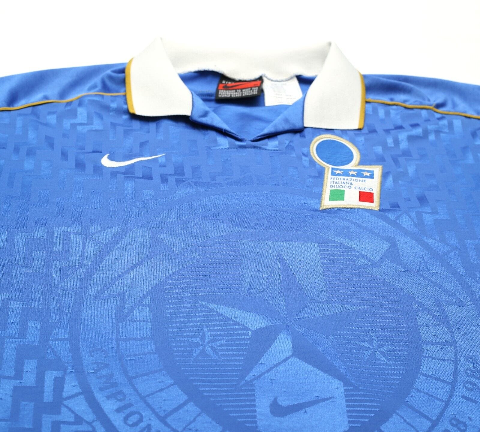1994/96 ITALY Vintage Nike Home Football Shirt (M) EURO 96 Qualifiers