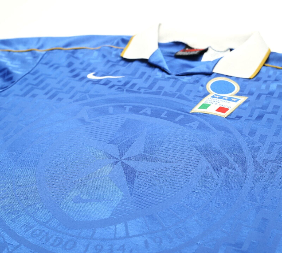 1994/96 ITALY Vintage Nike Home Football Shirt (M) EURO 96 Qualifiers