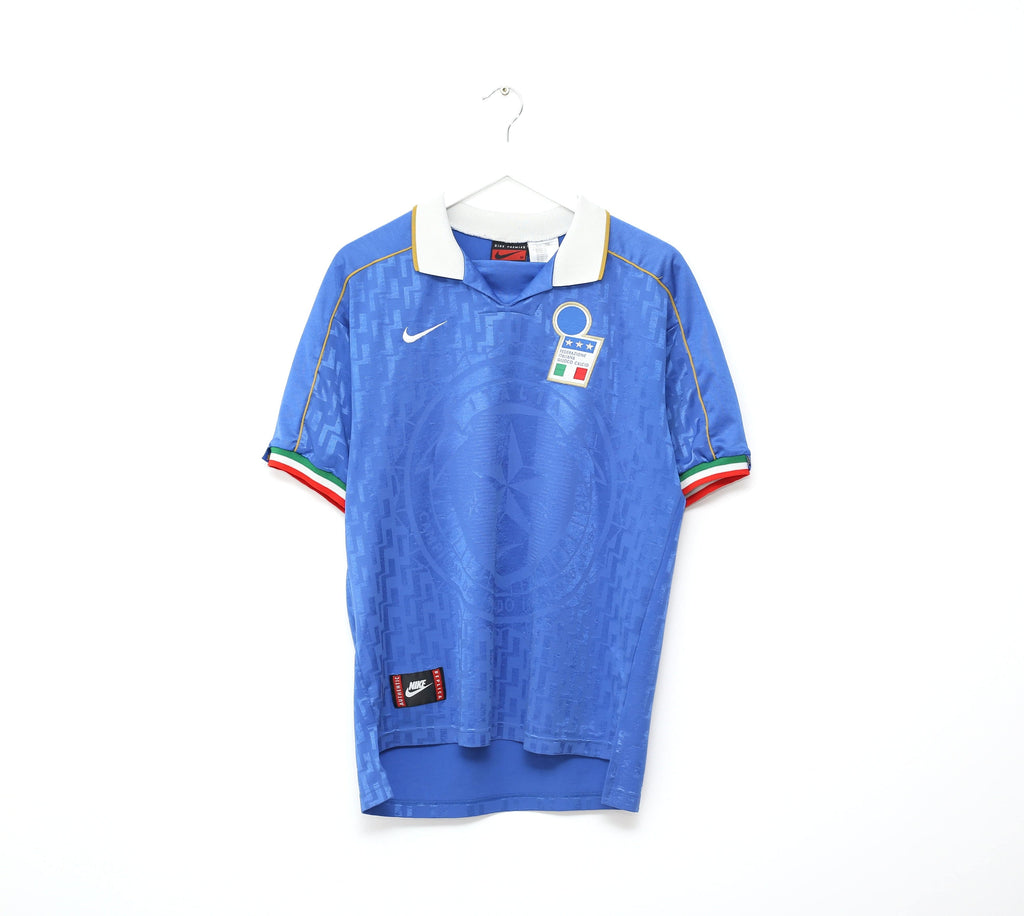 1994/96 ITALY Vintage Nike Home Football Shirt (M) EURO 96 Qualifiers