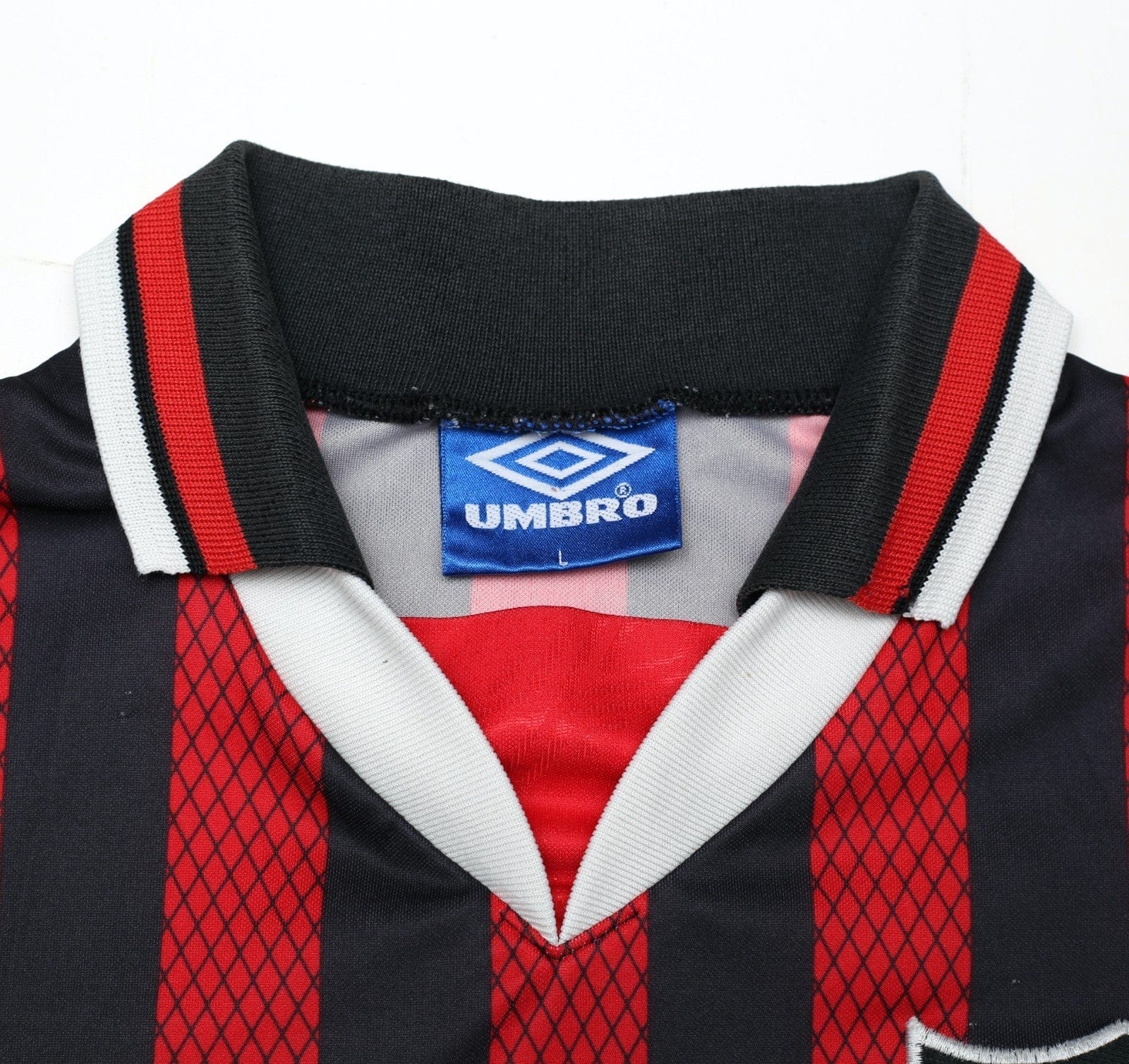 1994/96 KINKLADZE #7 Manchester City Vintage Umbro Away Football Shirt (M/L)