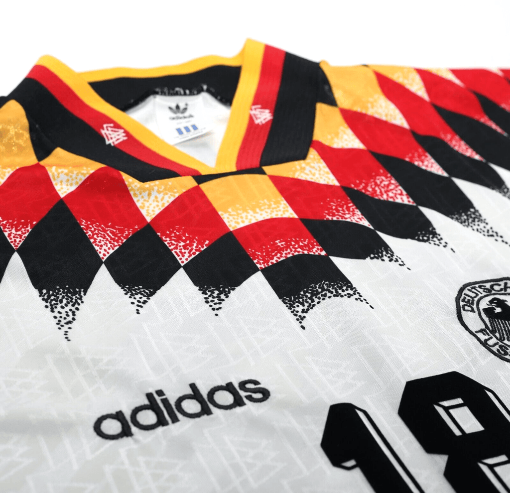 1994/96 KLINSMANN #18 Germany Vintage adidas Home Football Shirt (XL) USA 94