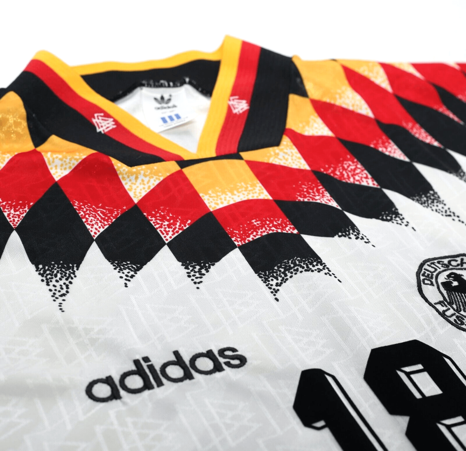 1994/96 KLINSMANN #18 Germany Vintage adidas Home Football Shirt (XL) USA 94