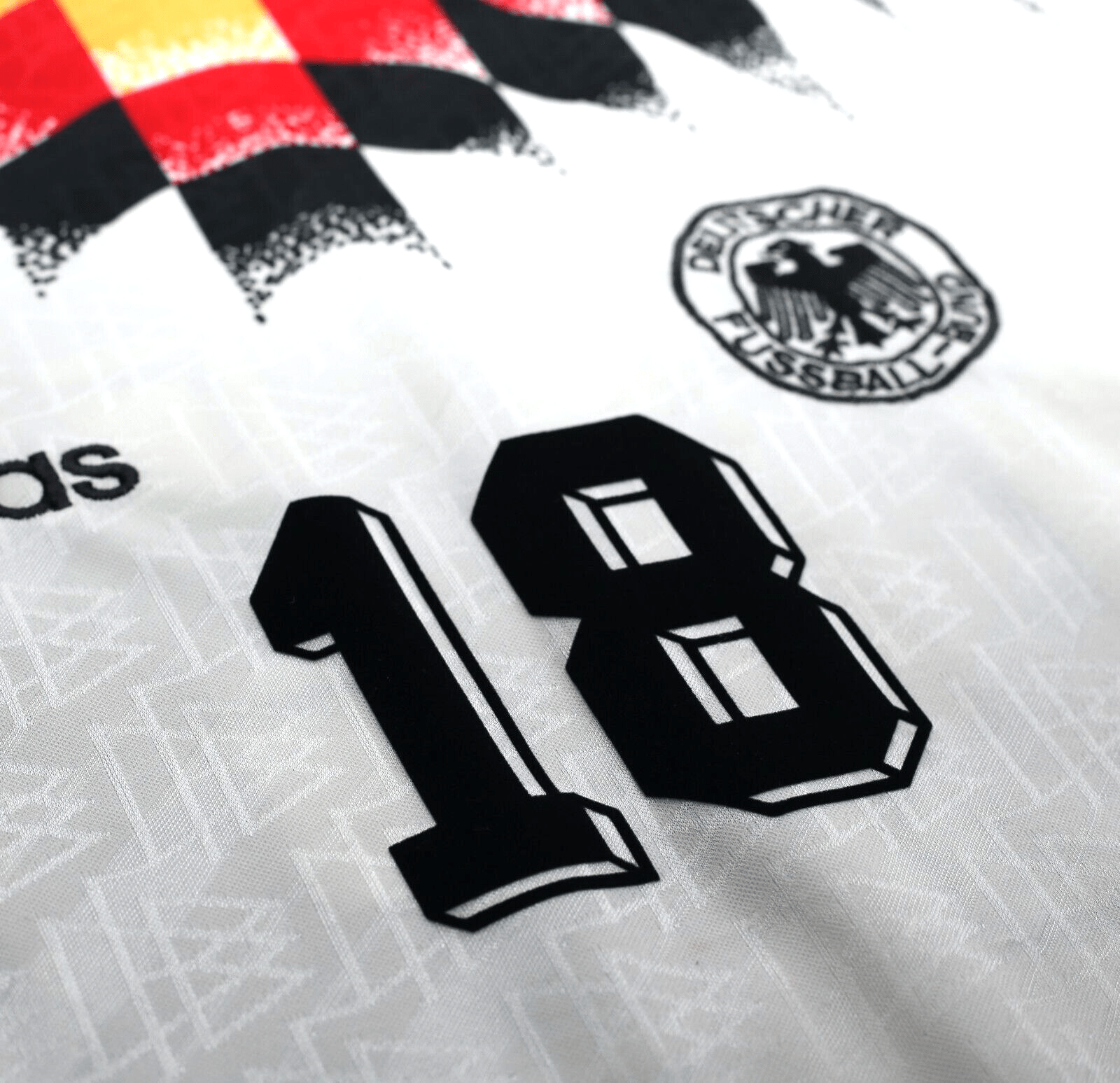 1994/96 KLINSMANN #18 Germany Vintage adidas Home Football Shirt (XL) USA 94