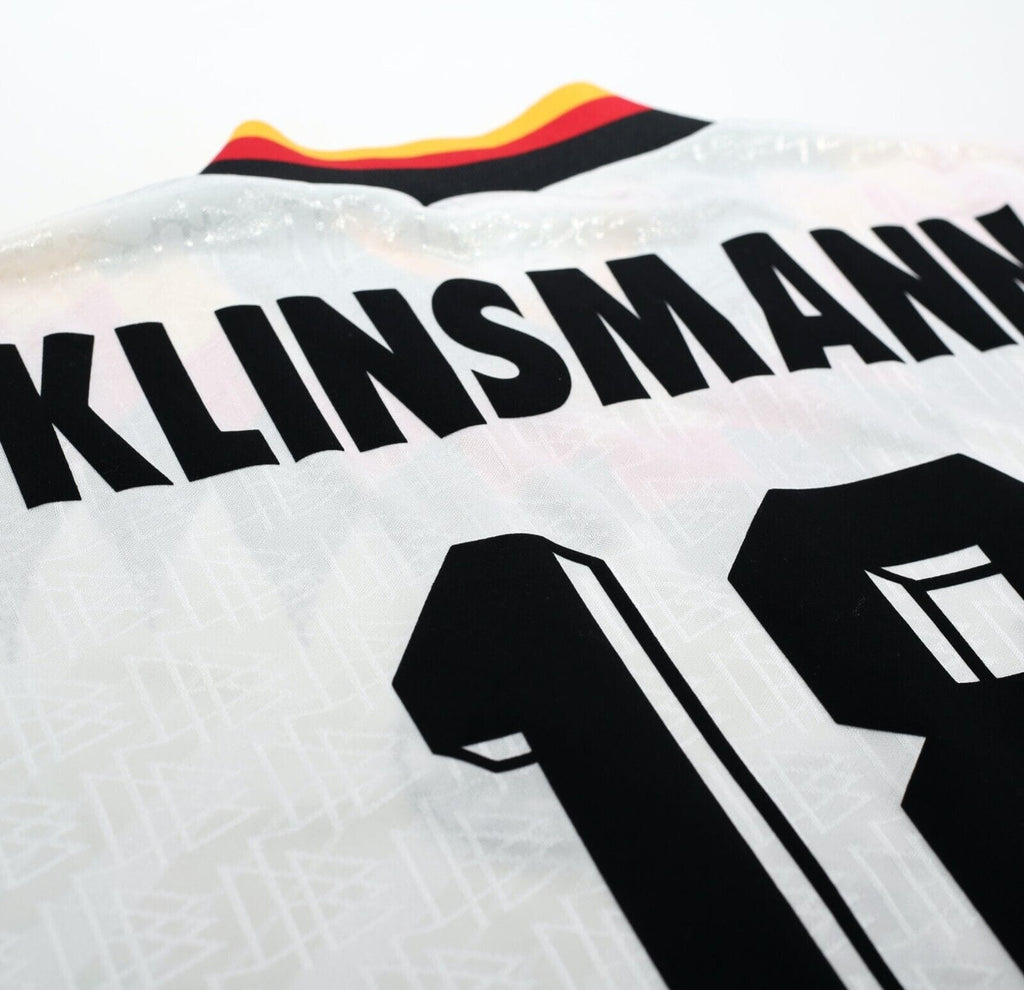 1994/96 KLINSMANN #18 Germany Vintage adidas Home Football Shirt (XL) USA 94