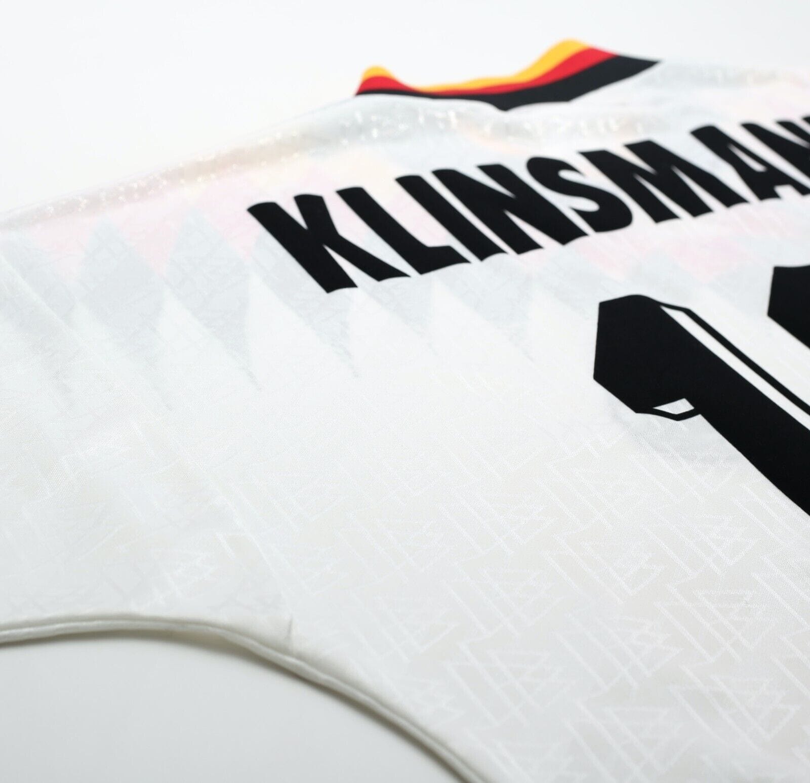 1994/96 KLINSMANN #18 Germany Vintage adidas Home Football Shirt (XL) USA 94
