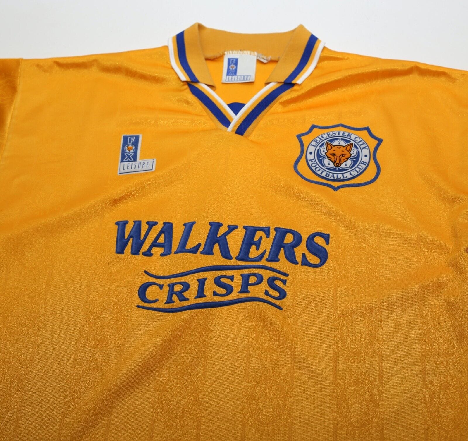 1994/96 LEICESTER CITY Vintage Fox Leisure Away Football Shirt (M)