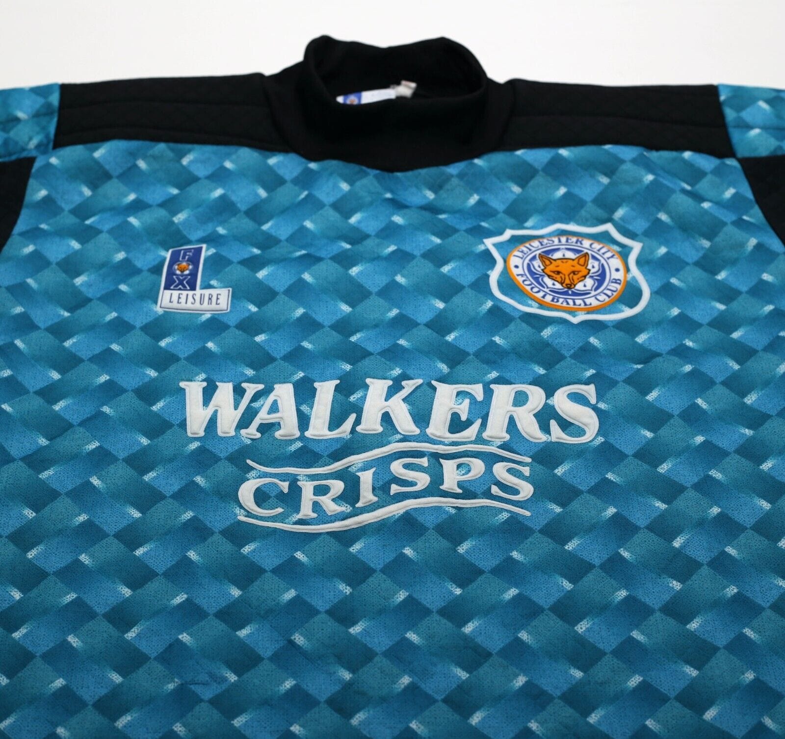 1994/96 LEICESTER CITY Vintage Fox Leisure GK Football Shirt (S) Goalkeeper