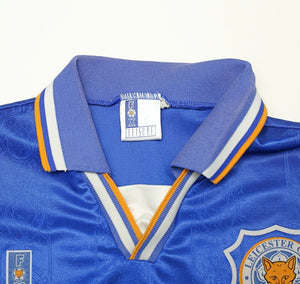 1994/96 LEICESTER CITY Vintage Fox Leisure Home Football Shirt (M)