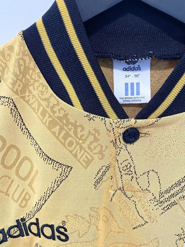 1994/96 LIVERPOOL Vintage adidas Away Football Shirt (S) 34/36