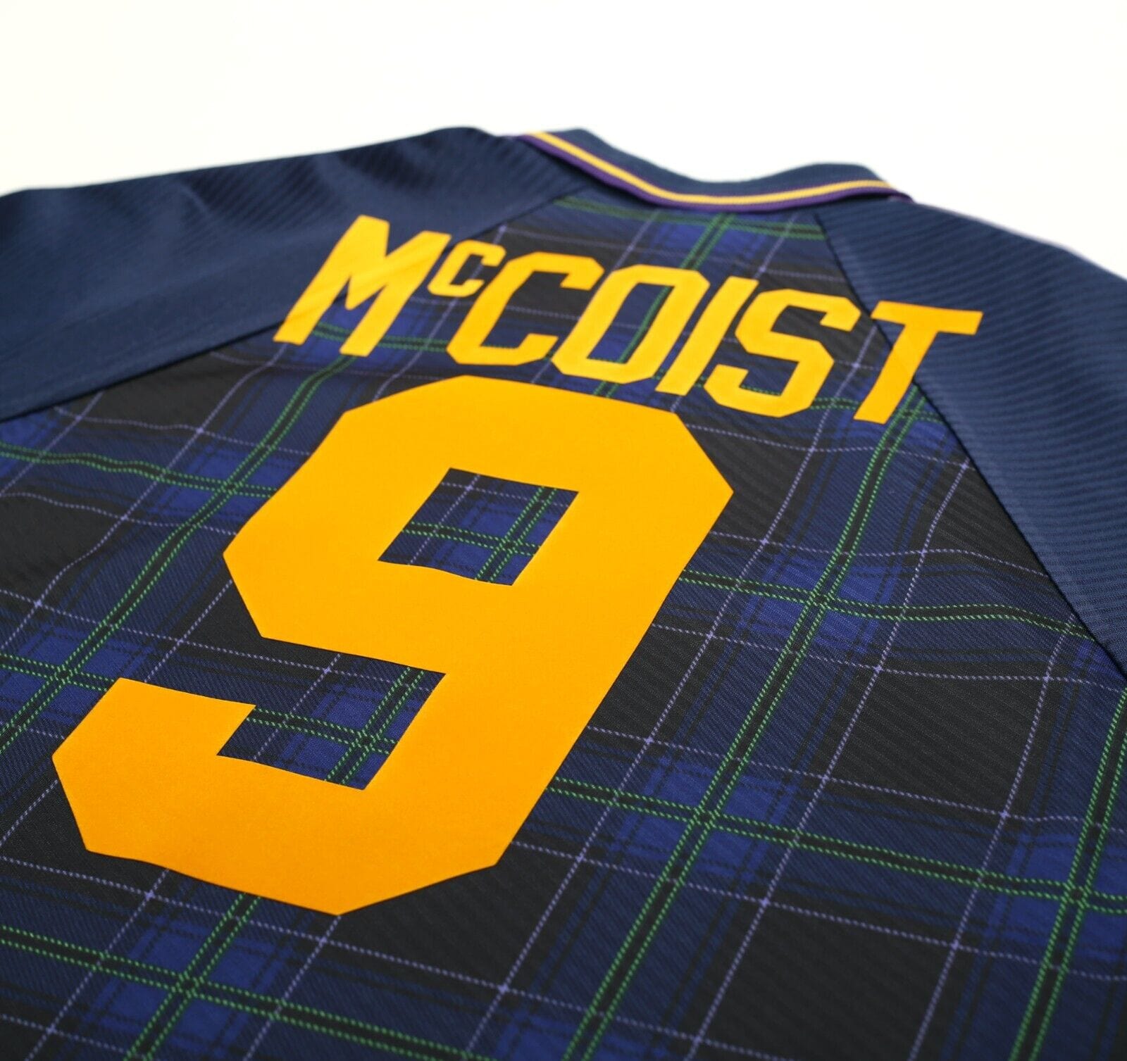 1994/96 McCOIST #9 Scotland  Euro 96 Umbro Home Football Shirt (L) Rangers