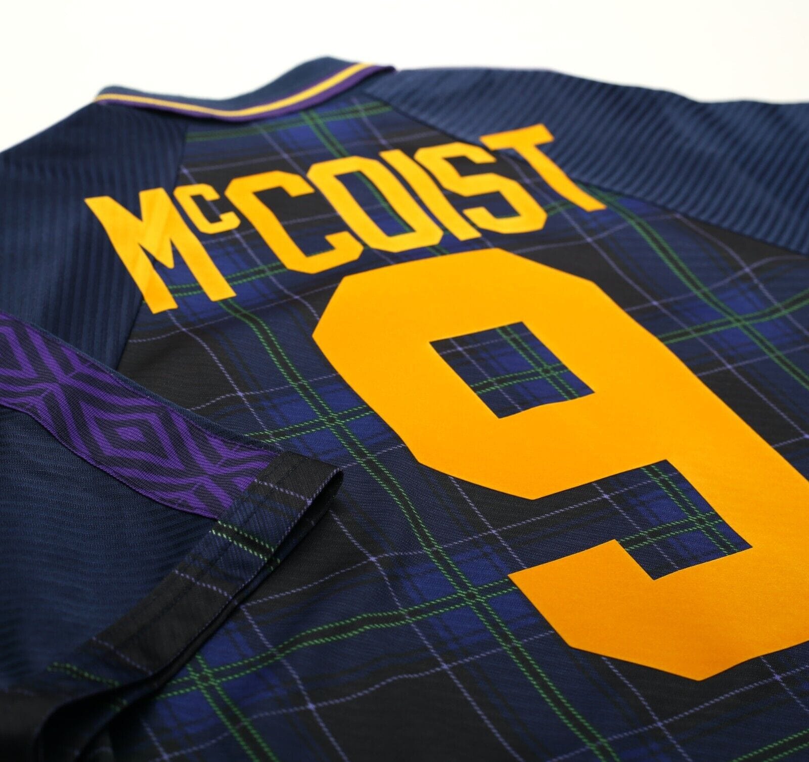 1994/96 McCOIST #9 Scotland  Euro 96 Umbro Home Football Shirt (L) Rangers