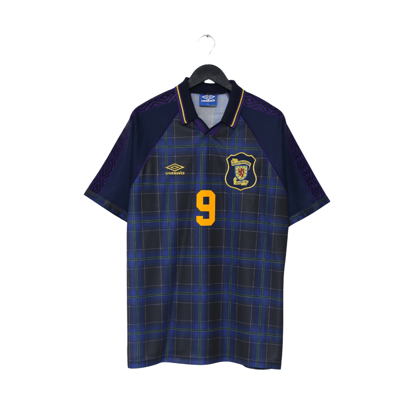 1994/96 McCOIST #9 Scotland Vintage Umbro Home Football Shirt (L/XL) Euro 96