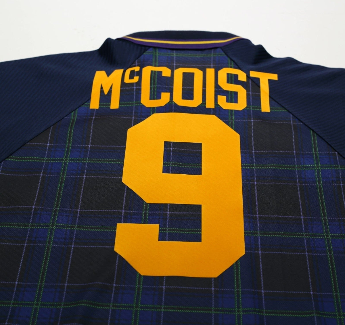 1994/96 McCOIST #9 Scotland Vintage Umbro Home Football Shirt (L/XL) Euro 96