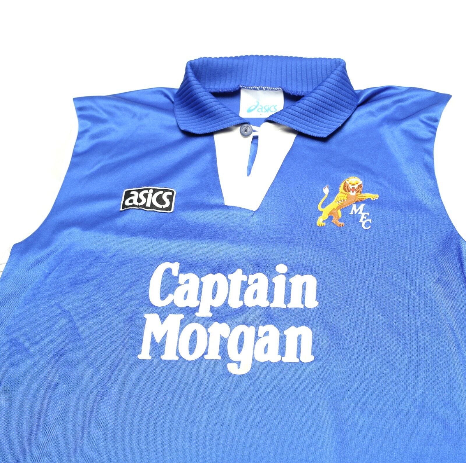 1994/96 MILLWALL Vintage Asics Home Football Shirt (M) Captain Morgan