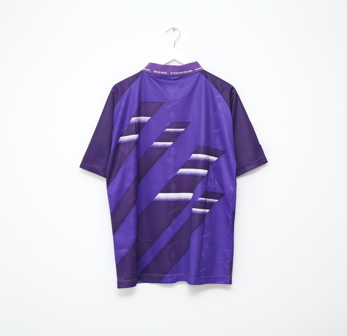 1994/96 REAL MADRID Vintage Kelme Away Football Shirt Jersey (L)