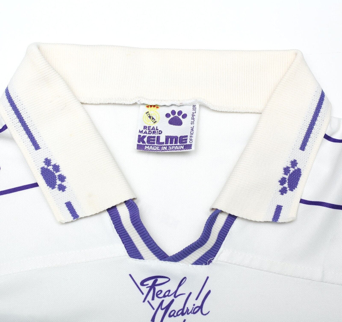 1994/96 REAL MADRID Vintage Kelme Home Football Shirt (XL)