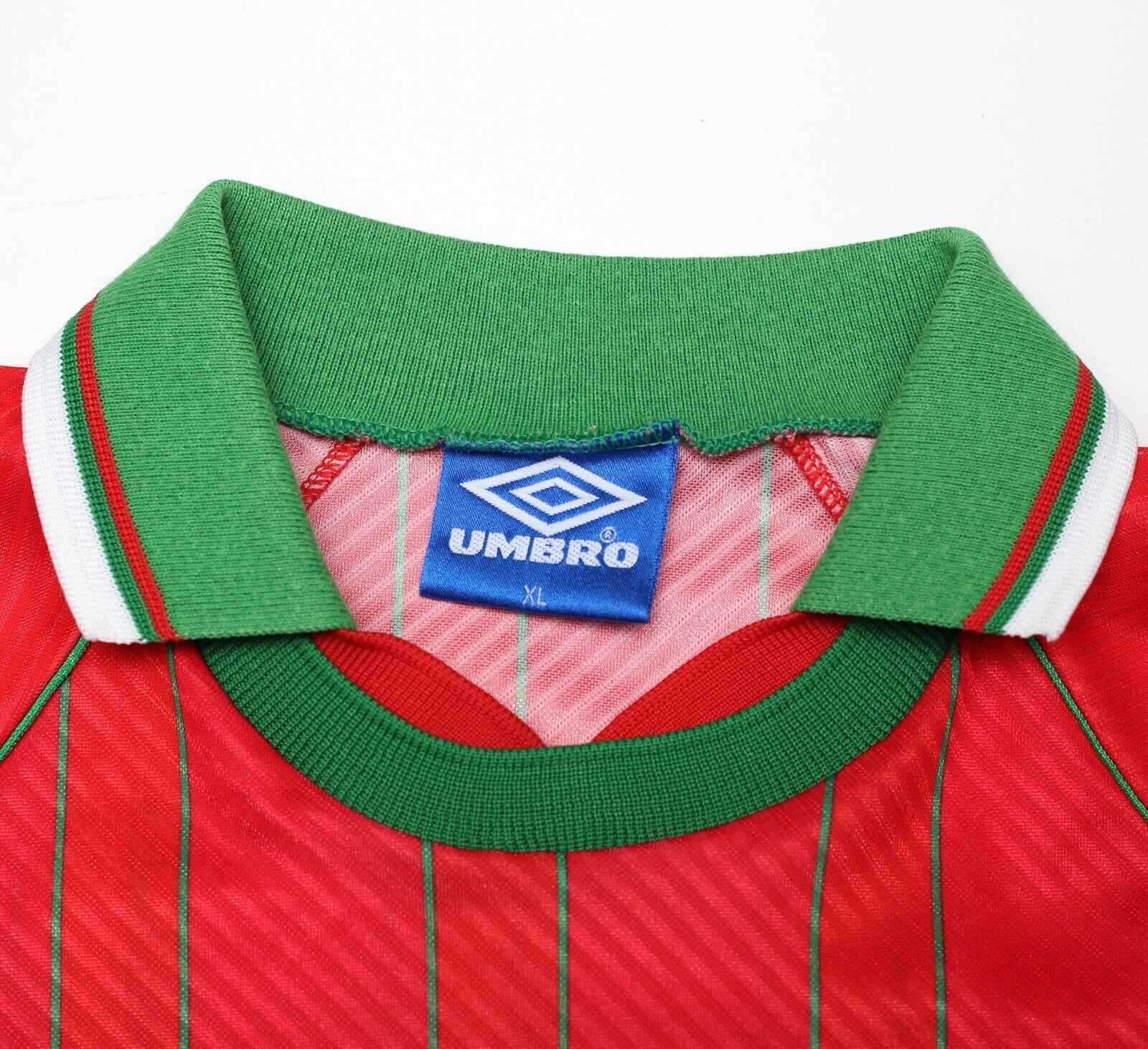 1994/96 RUSH #9 Wales Vintage Umbro Home Football Shirt Jersey (L/XL)