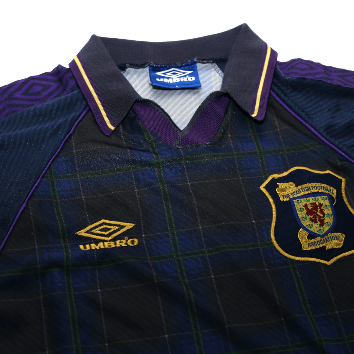 1994/96 Scotland Vintage Umbro Home Football Shirt (L) Euro 96