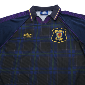 1994/96 Scotland Vintage Umbro Home Football Shirt (L) Euro 96