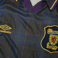 1994/96 Scotland Vintage Umbro Home Football Shirt (L) Euro 96