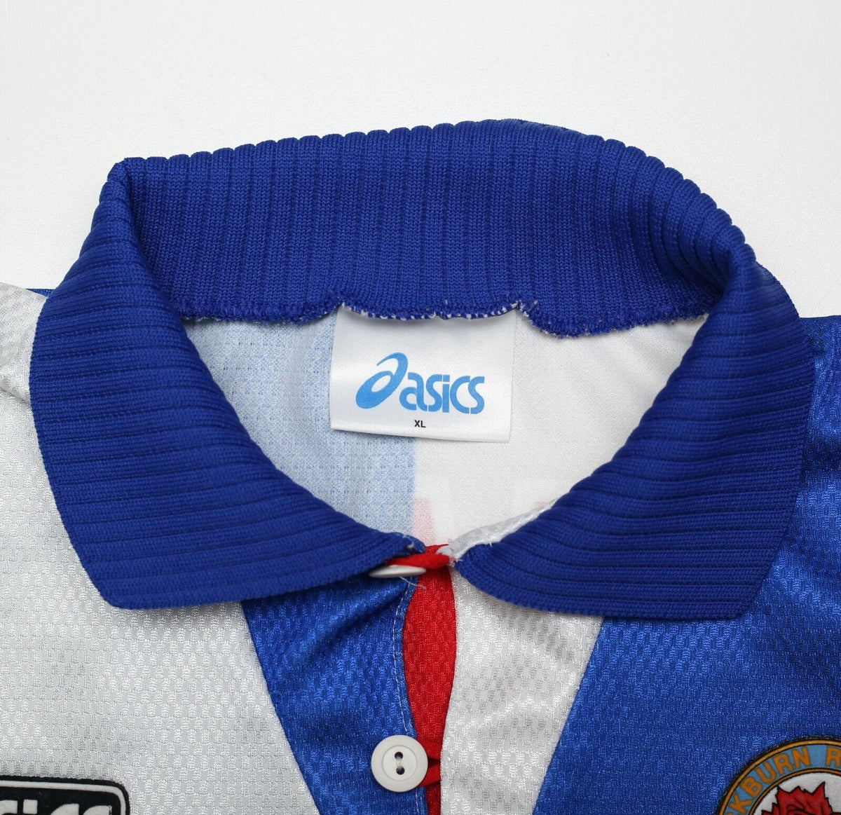 1994/96 SHEARER #9 Blackburn Rovers Vintage Asics Home Football Shirt Jersey XL