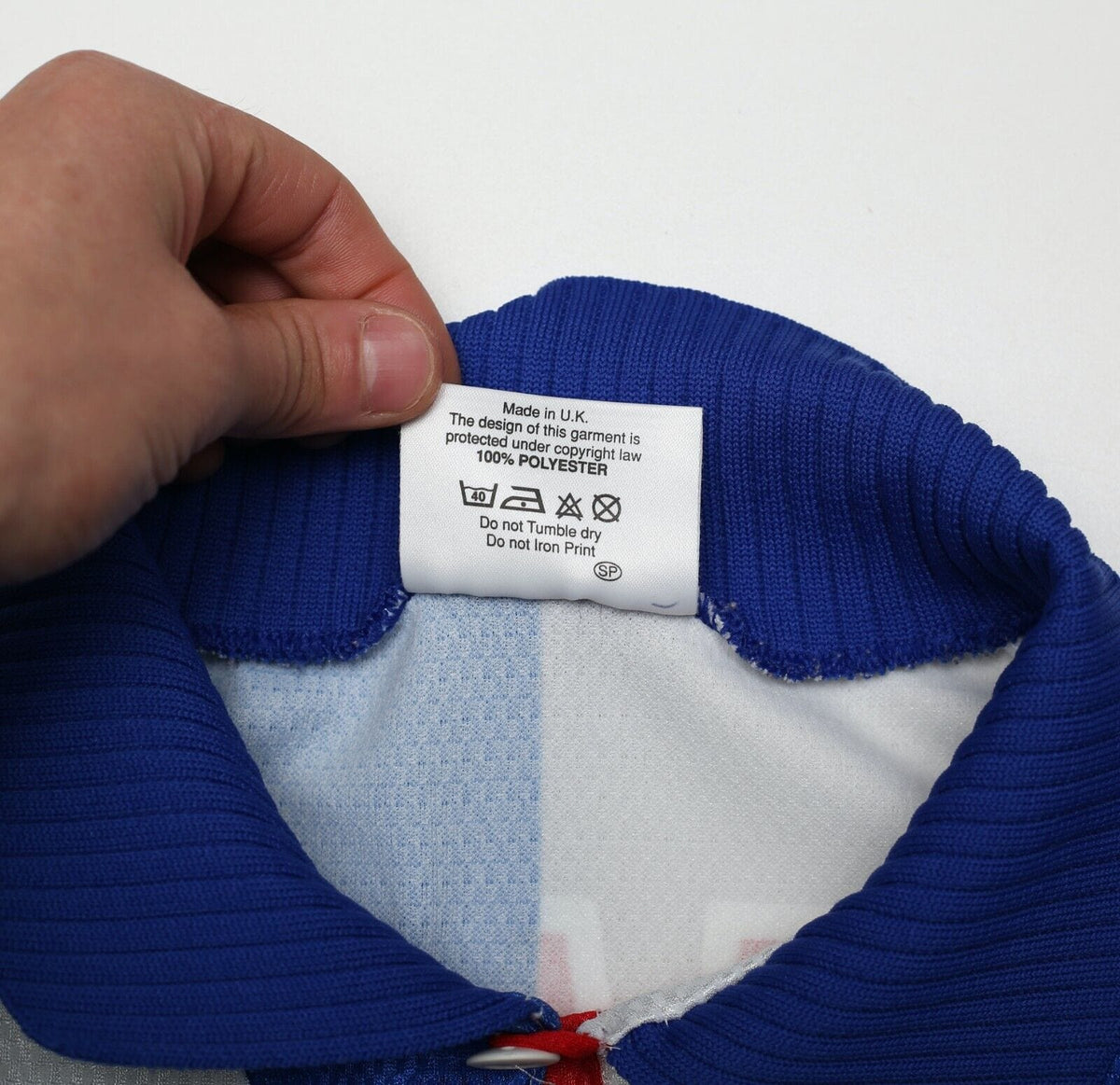 1994/96 SHEARER #9 Blackburn Rovers Vintage Asics Home Football Shirt Jersey XL