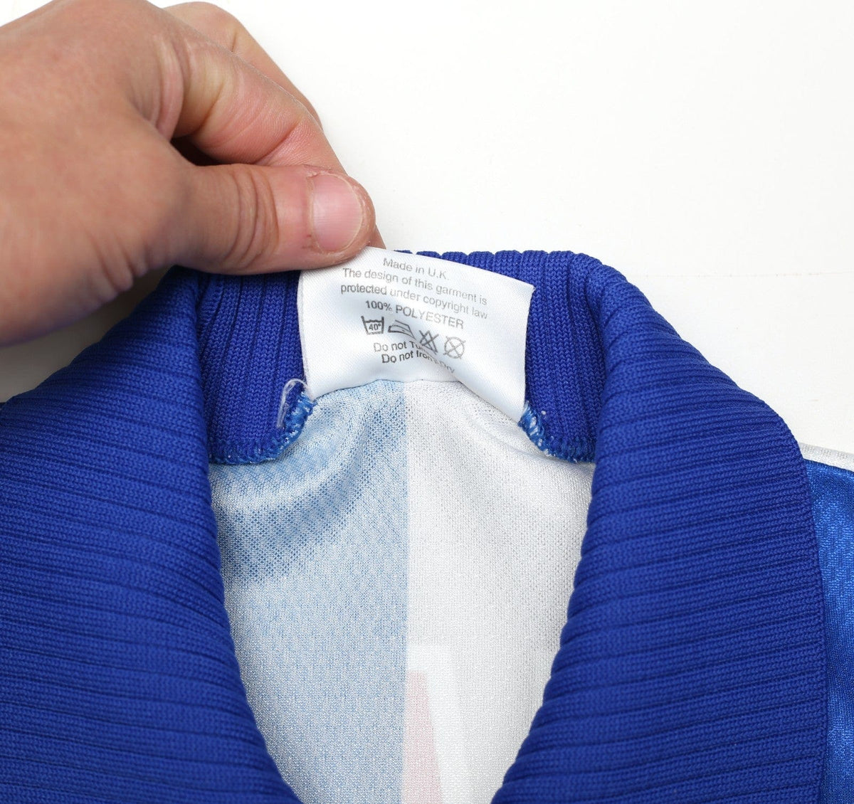 1994/96 SHEARER #9 Blackburn Rovers Vintage Asics Home Football Shirt (S)