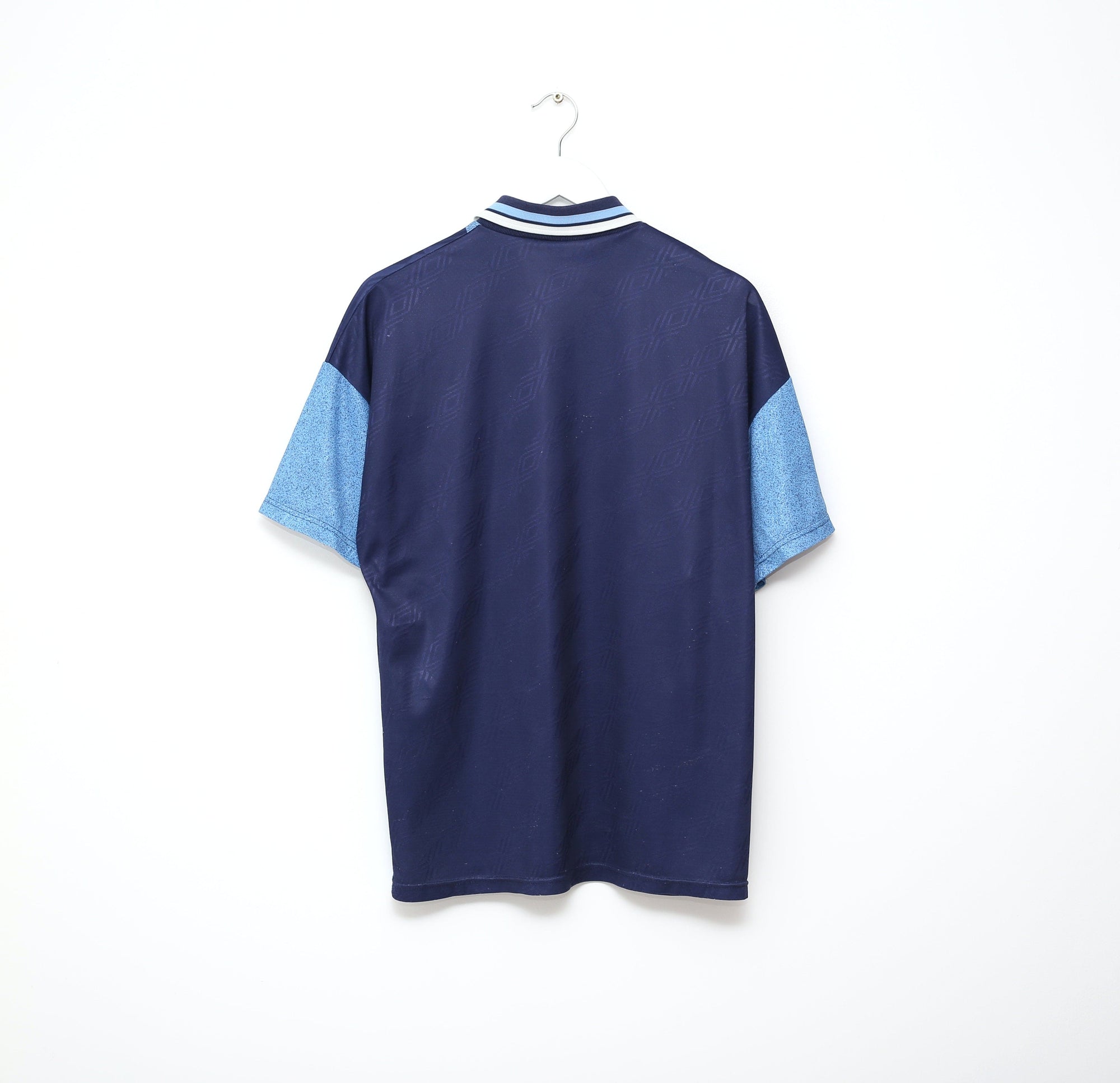 1994/96 SS LAZIO Vintage Umbro Football Away Shirt (L) Gascoigne Era