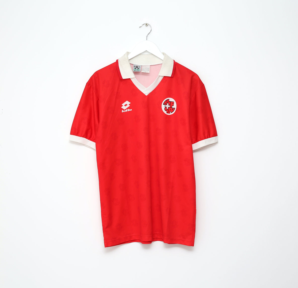 1994/96 SWITZERLAND Vintage Lotto Home Football Shirt (L)