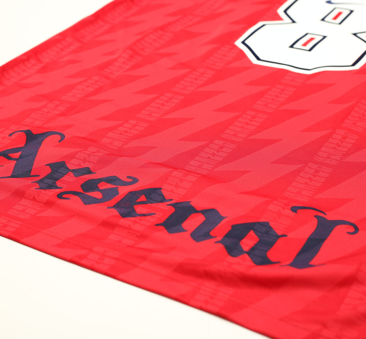 1994/96 WRIGHT #8 Arsenal Nike Home Football Shirt (L)