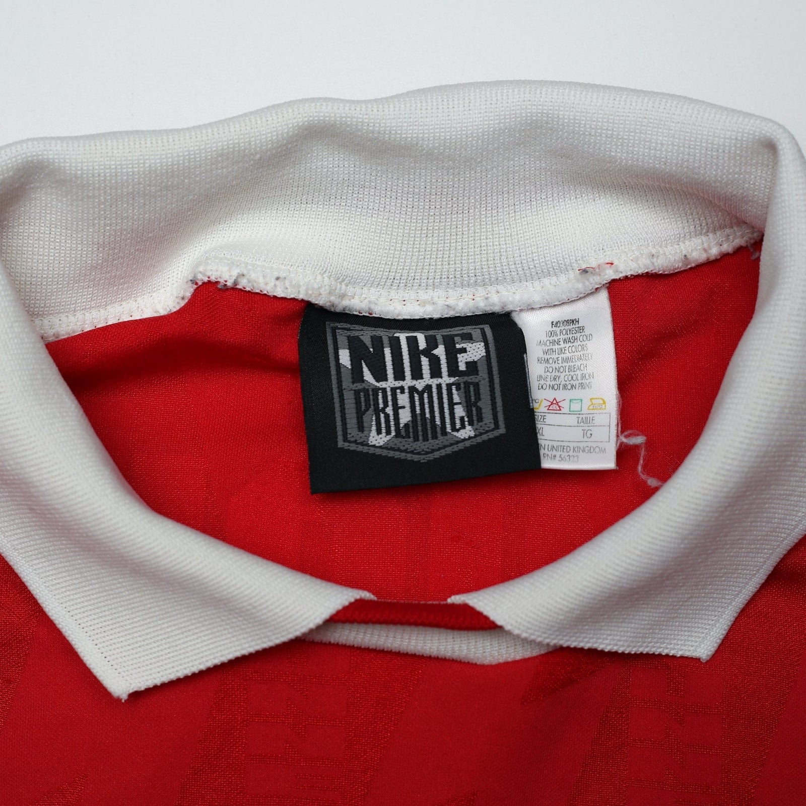 1994/96 Wright #8 Arsenal Vintage Nike Home Football Shirt (XL)