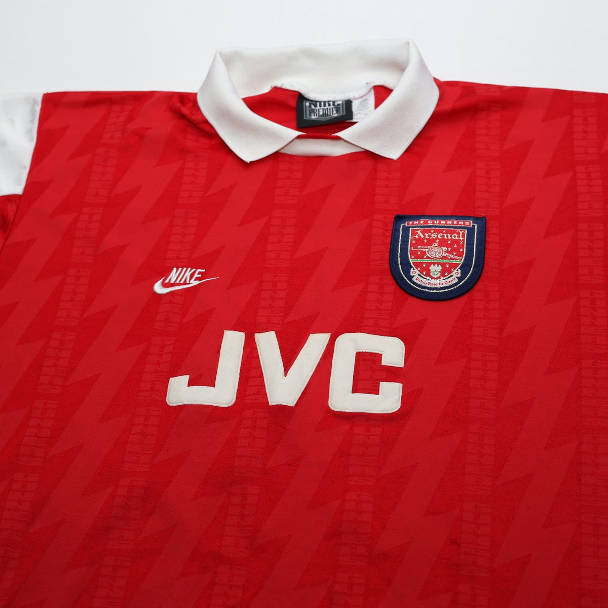 1994/96 Wright #8 Arsenal Vintage Nike Home Football Shirt (XL)